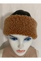 Genuine Leather Brown Snotop Fur Outdoor Leather Bork Hat Unisex - 3