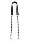 Navy Blue Faux Leather Bag Strap with Silver Color Chain 115 cm Compatible with Knitted and Leather Bags.