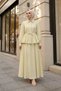 Ruffle Detailed Buttoned Waist Tie Skirt Set – Yellow - Yellow - 2