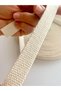 Ecru Raw Color 3 Meters Width 2 Cm Bag Wallet Phone Strap, Handle, Belt, Cord, Column, Ribbon - 5