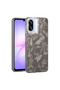Galaxy A07 Compatible Case with Airbag and Shiny Stone Detail Design Esila Cover - Black - T40983