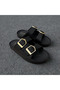 Women's Double Buckle Eva Light Sole Daily Beach Pool Slippers
