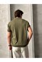 Short-Sleeved Polo Collar Sweater - 5