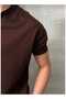 Short-Sleeved Polo Collar Sweater - 3