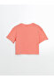 Esvab • Modern & Distinctive Zero Roba Collar Palm Tree Printed Girls' T-Shirt - 3