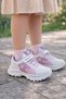 Girl's lilac easy wear daily walking and sports shoes
