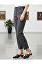 Closed Front Open Heel Low Heel Black Women's Shoes - 4