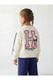 Navy Blue Hello Kitty Printed Girls' Sweatshirt and Sweatpants - 3