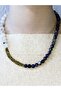 Natural Stone Moonstone Sodalite Hematite Natural Stone Women's Necklace Euk20Sah - 2