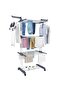 3-Layer Hanging Clothes Drying Rack | Space-Saving Clothing Stand for Indoor & Outdoor Use