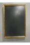 Magnetic Magnet Board 53 X 36 cm Decorative Metal Magnet Board Gold - 4