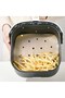 250 Pieces Air Fryer Baking Paper 20 cm Perforated Square Model Non-Stick Air Permeable XXL Set