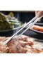30 cm Stainless Steel Chef Tweezers Air Fryer Meat Frying and Precision Serving Tongs