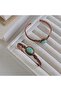 100% Pure Copper Natural Stone Adjustable Clamp Bracelet - 2