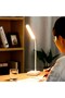 مصباح طاولة LED رفيع وطويل يعمل باللمس عبر USB، بثلاث مراحل إضاءة ودوران 360 درجة، مع حماية خاصة للعين، يعمل بالبطارية الليثيوم - 2