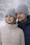 Valentine's Day Special |   Hand Knitted Double Beanie Set (Long) - Unisex, Warm Winter Combination