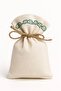 10 Pieces 9×12 cm Green Embroidered Raw Cloth Bag Multipurpose Cloth Bag - 2