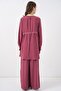 Bdart Crew Neck Tie-Dye Detailed Tunic and Wide-Leg Pants Set - 5