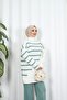 Stripe Detailed Knitwear Set - 3