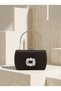 Brown Z.A.R.A. Satin Crystal Stone Embroidered Chain Women's Evening Dress Bag Wedding Engagement Graduation - 4