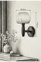Modern Wall Sconce |   Chain Keyed |   Bedroom & Living Room |   Coffee Corner Lighting - 4