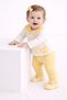 Baby Girl Heart Patterned 2-Piece Set – Long Sleeve Top with Baby Collar Detail and Ribbed Pants - 7