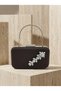 Brown Z.A.R.A. Satin Crystal Stone Embroidered Chain Women's Evening Dress Bag Wedding Engagement Graduation - 4
