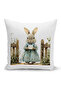 Spring Series Double-Sided Digital Print Cushion Cover (Spring Easter)