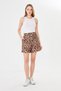 High Waist Leopard Print Women's Shorts – Casual Comfortable Fit