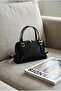 Women's Crocodile Patterned Bowling Bag with Daily Strap, Stylish Daily Office Hand and Shoulder Bag