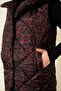 Leopard Pattern Stone Embellished Quilted Vest - 4