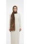 Lavin Scarfs Zeopar Collection Cotton Viscose Shawl Light Brown - 2
