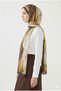 Lavin Scarfs Degrade Motion Collection Viscose Shawl Khaki - 3
