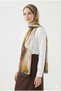 Lavin Scarfs Degrade Motion Collection Viscose Shawl Khaki