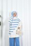 Stripe Detailed Knitwear Set - 4