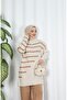 Stripe Detailed Knitwear Set - 4