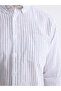 Nevavm Regular Fit Striped Men's Linen Blend Shirt with Difference - 3