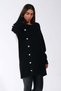 Black Crew Neck Ribbed Button Detailed Knitwear Sweater - 3