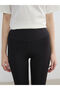 Black High Waist Women's Leggings (S6) - 3