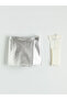 Lcw Kids Gray Shiny Look Girls' Shorts, Skirt and Pantyhose - 3
