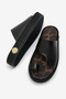 Women's Black Poly Sole Comfortable Fit Flip Flops - 3