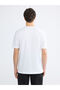 ESVAB • تي شيرت رجالي من القطن الممشط بطبعة ياقة روبا عصرية ومميزة - 5