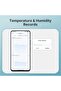 Smart Temperature Humidity Sensor with 1m External Probe Tuya Wifi Thermometer - 4