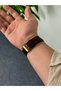 Vintage Dial Brown Men's Wristwatch Stainless Leather Band Solid Steel Case Color Does Not Fade - 6