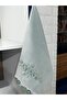 Velvet Embroidered Towel 50 X 90 - 2