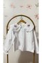 Cherry Color Sequined Skirt & Embroidered Blouse Children's Set - 3