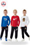 Boys' 3-Piece Tracksuit Set – 6-Piece Long Sleeve Sweatshirt and Sweatpants Set