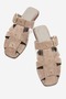 Bevolina Women's Genuine Leather Slippers Mink Suede - 4