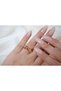 Yzk266 Gold Color Red Heart Detail Zircon Adjustable Ring