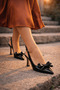 Women's Heeled Black Shoes Elegant Stiletto 9cm - 3
